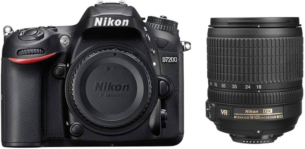 Buy Nikon D7200 24.2 MP Digital SLR Camera (Black) with AF-S 18